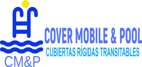 cubierta piscina transitable cover movile and pool logo color